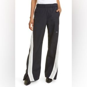 Women's Black and White Track Pants